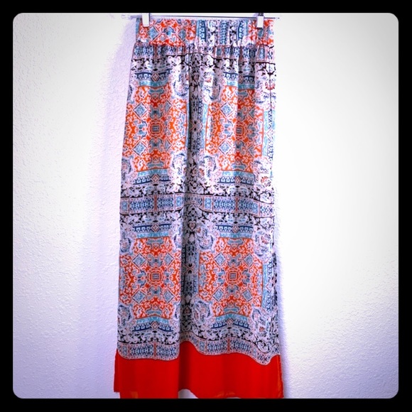 Philosophy by Anthropology long summer skirt - Picture 1 of 6